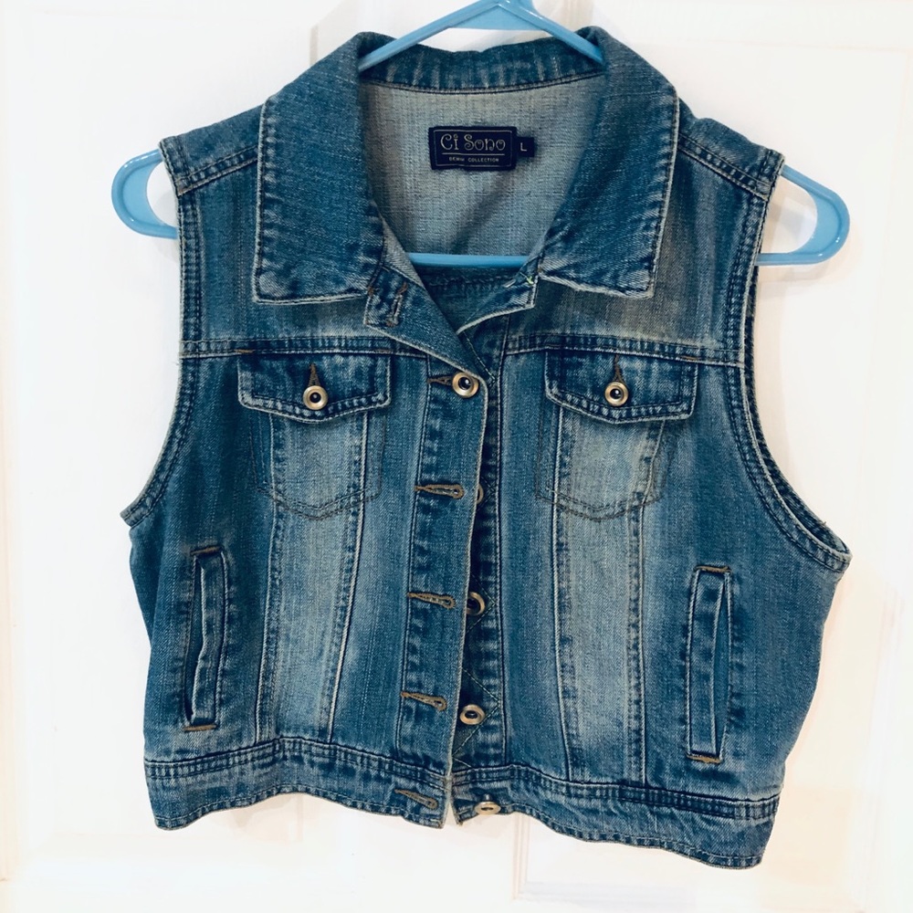 Jean jacket crop